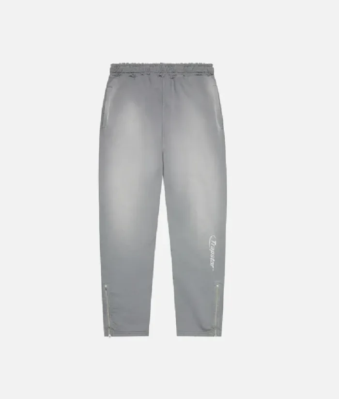 Pantalon Jogging Trapstar Hyperdrive Spray Gris Creme 1