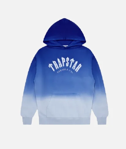Sweat A Capuche Trapstar Degrade Arch Bleu 1