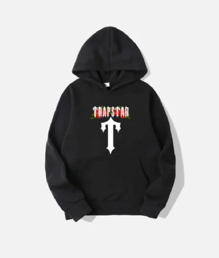 T For Trapstar Flowers Pull Black 1