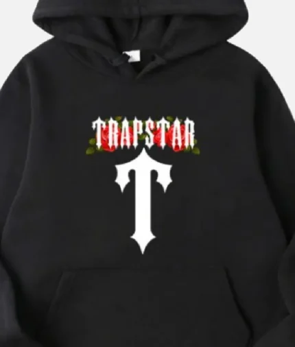 T For Trapstar Flowers Pull Black