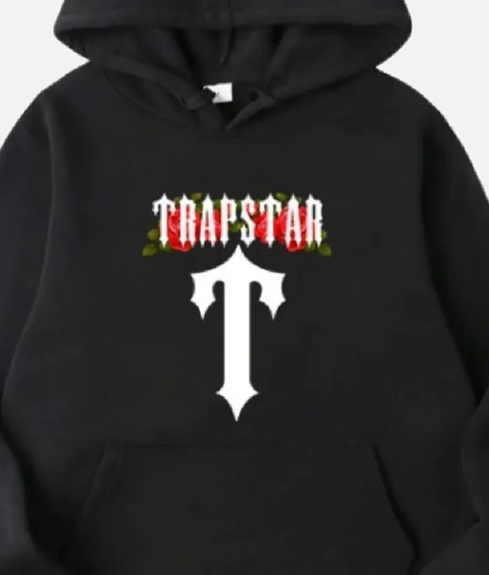 T For Trapstar Flowers Pull Black