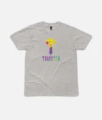 T Shirt Peinture T For Trapstar Gris 1