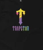 T Shirt Peinture T For Trapstar Noir