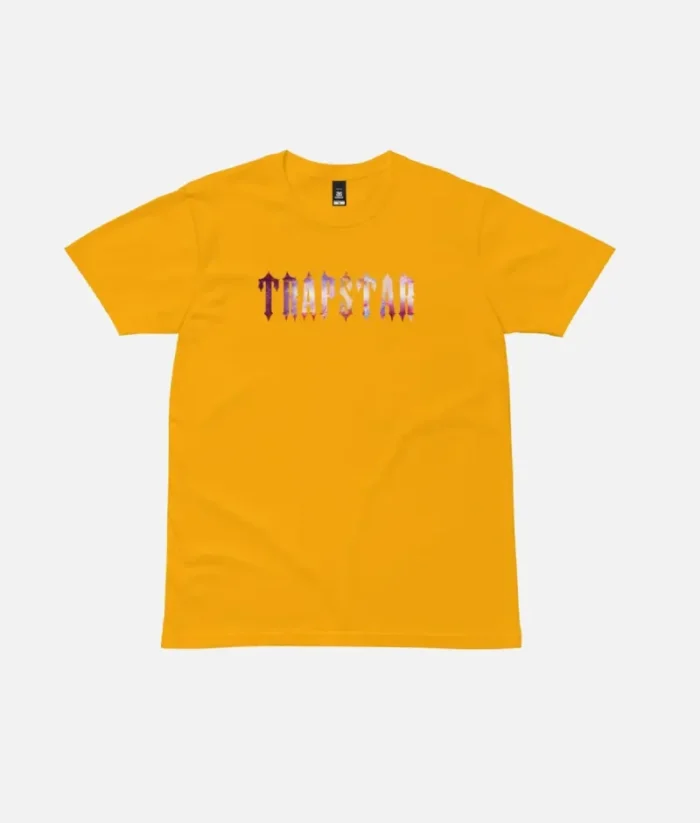 Trapstar Galaxie T Shirt Jaune 1