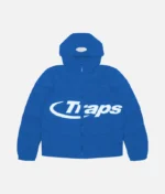 Trapstar Manteau A Capuche Hyperdrive Bleu 1