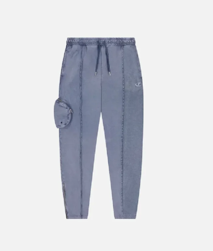 Trapstar Pantalon Jogging Construct Hyperdrive Bleu 1