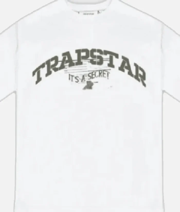 Trapstar T Shirt Battalion Blanc