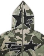 Tsh102a TsStar 2.0 diamante hoodie Mud camo D4