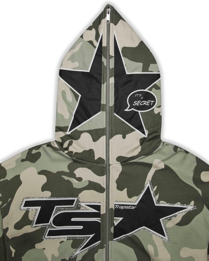 Tsh102a TsStar 2.0 diamante hoodie Mud camo D4