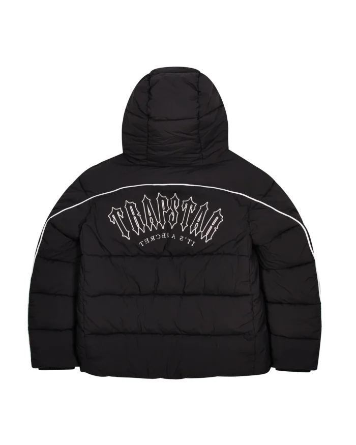 Tspj02 Irongate arch puffer jacket BLACK WHITE B