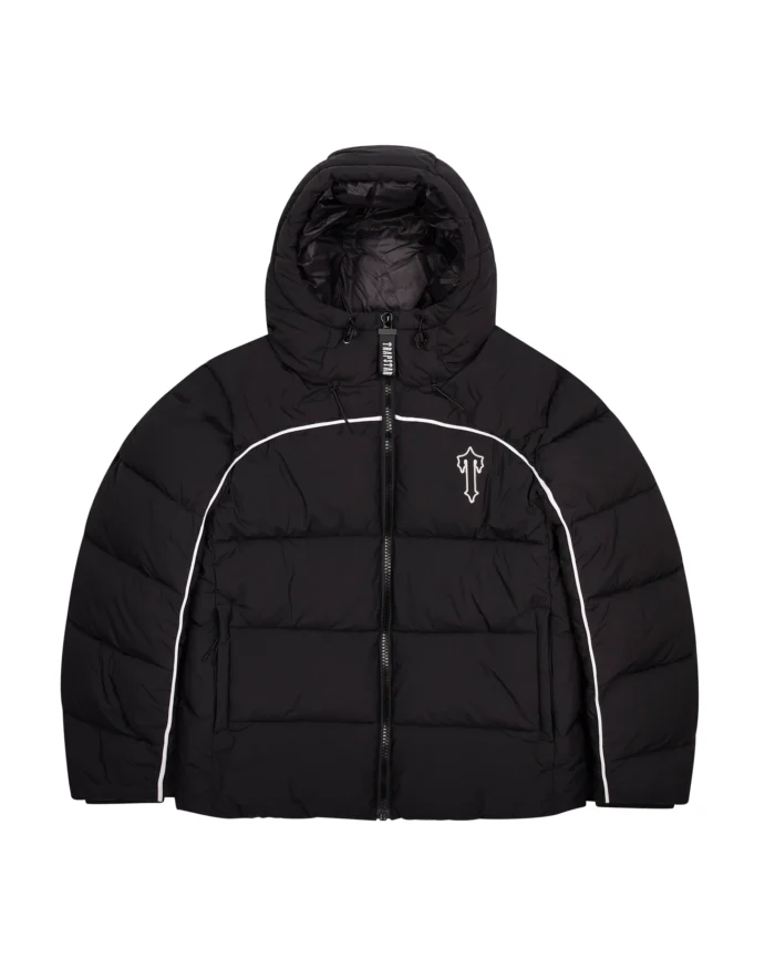 Tspj02 Irongatearchpufferjacket BLACKWHITE F