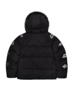 Tspj03col Irongatechenillesleevepuffer Black B 1