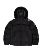 Tspj03col Irongatechenillesleevepuffer Black F ac136eba 4657 45c1 83b7 d0991861b79f
